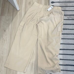 Abercrombie & Fitch Light Tan Cargo Trousers